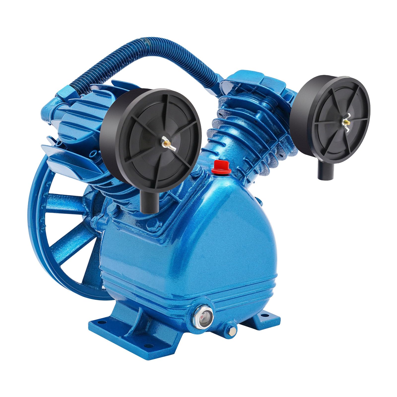 Amazon | 3HP Vスタイル シングルツインシリンダーエアコンプレッサー